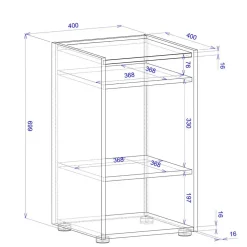Büro Aktenregal klein Rascian*Pharao24