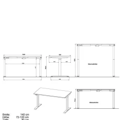 Discount Büroausstattung Abby Büromöbel Sets