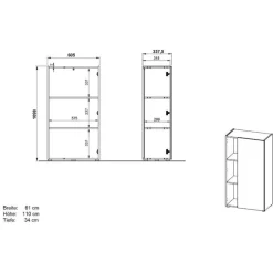 Sale Bürokombination Liadoras Büromöbel Sets