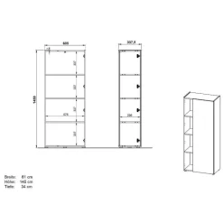 Büromöbel Komplettset Liadoras*Pharao24 New