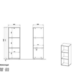 Büromöbel Set dreiteilig Abby*Pharao24 Online