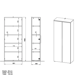 Online Büromöbel Set dunkelgrau Abby Büromöbel Sets