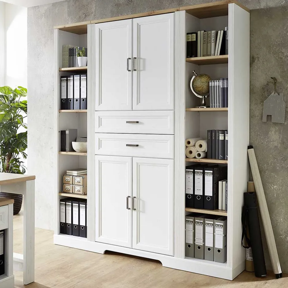 Büroregal Landhaus Morelia Regalschränke|Aktenregale