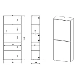 Büroschrank Juanda*Pharao24 Outlet