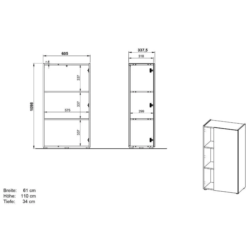 Büroschrank Sinnabra*Pharao24 New