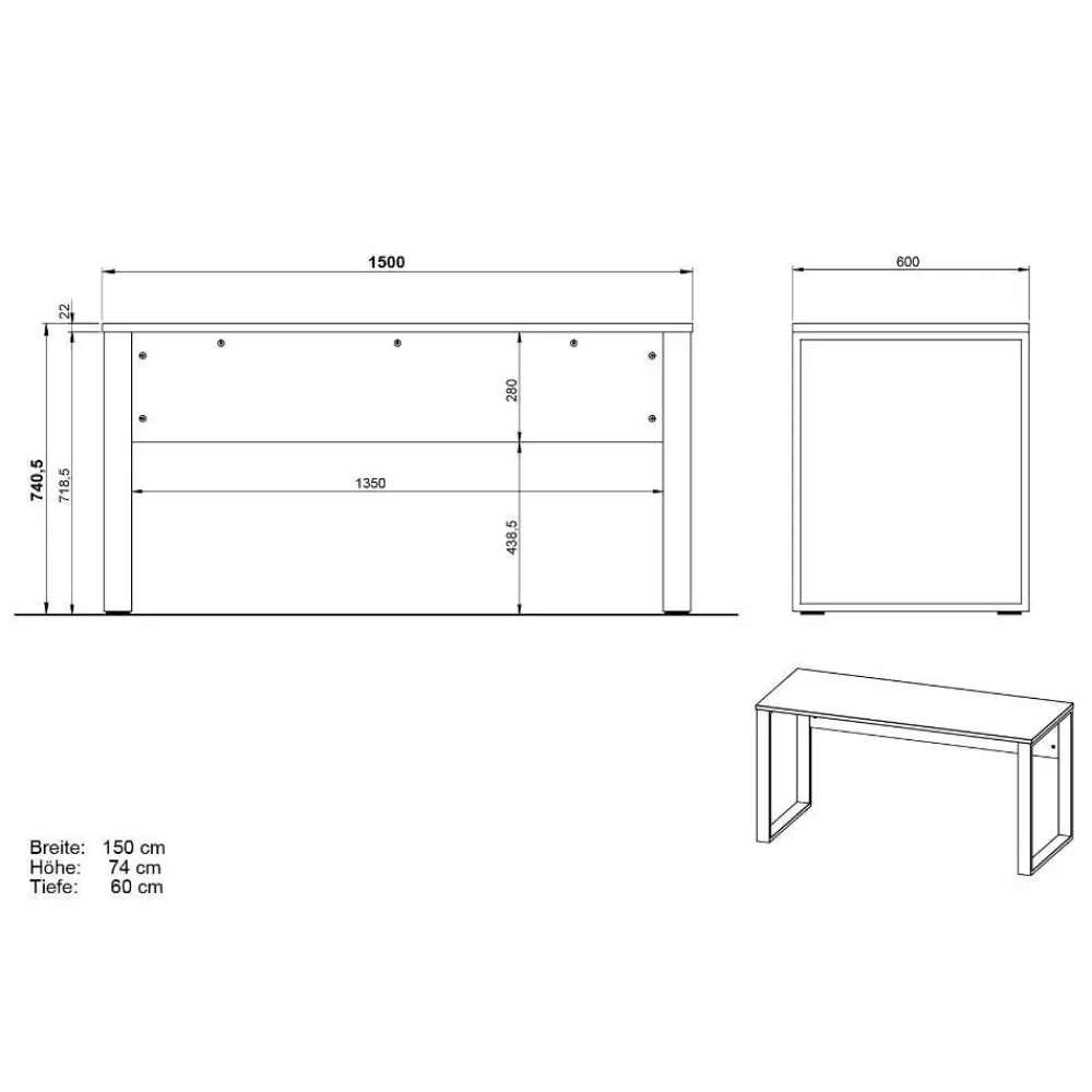 Bürotisch Sinnabra*Pharao24 Sale