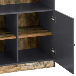 Buchregal mit Türen Kanama*Pharao24 New