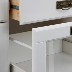 Best Buffetschrank Weiß Henjov Wohnzimmervitrinen|Massivholz Schränke