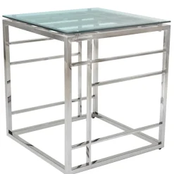 New Chrom Beistelltisch Inegrados Telefontische|Glastische