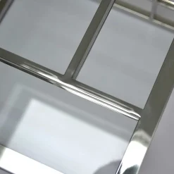 New Chrom Beistelltisch Inegrados Telefontische|Glastische