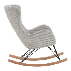 New Cord Schaukelsessel Manitoba Wohnzimmer Sessel|Ohrensessel