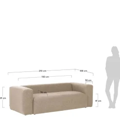 Couch in Beige Cistra*Pharao24 Best