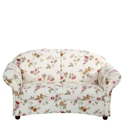 Clearance Couch mit Blumenmuster Isner Polstermöbel|Wohnzimmercouch