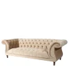 Couch Samtvelours Beige Segin*Pharao24 Sale
