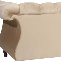 Couch Samtvelours Beige Segin*Pharao24 Sale