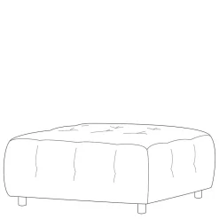 Couchhocker für Modulsofa Kyperia*Pharao24 Clearance