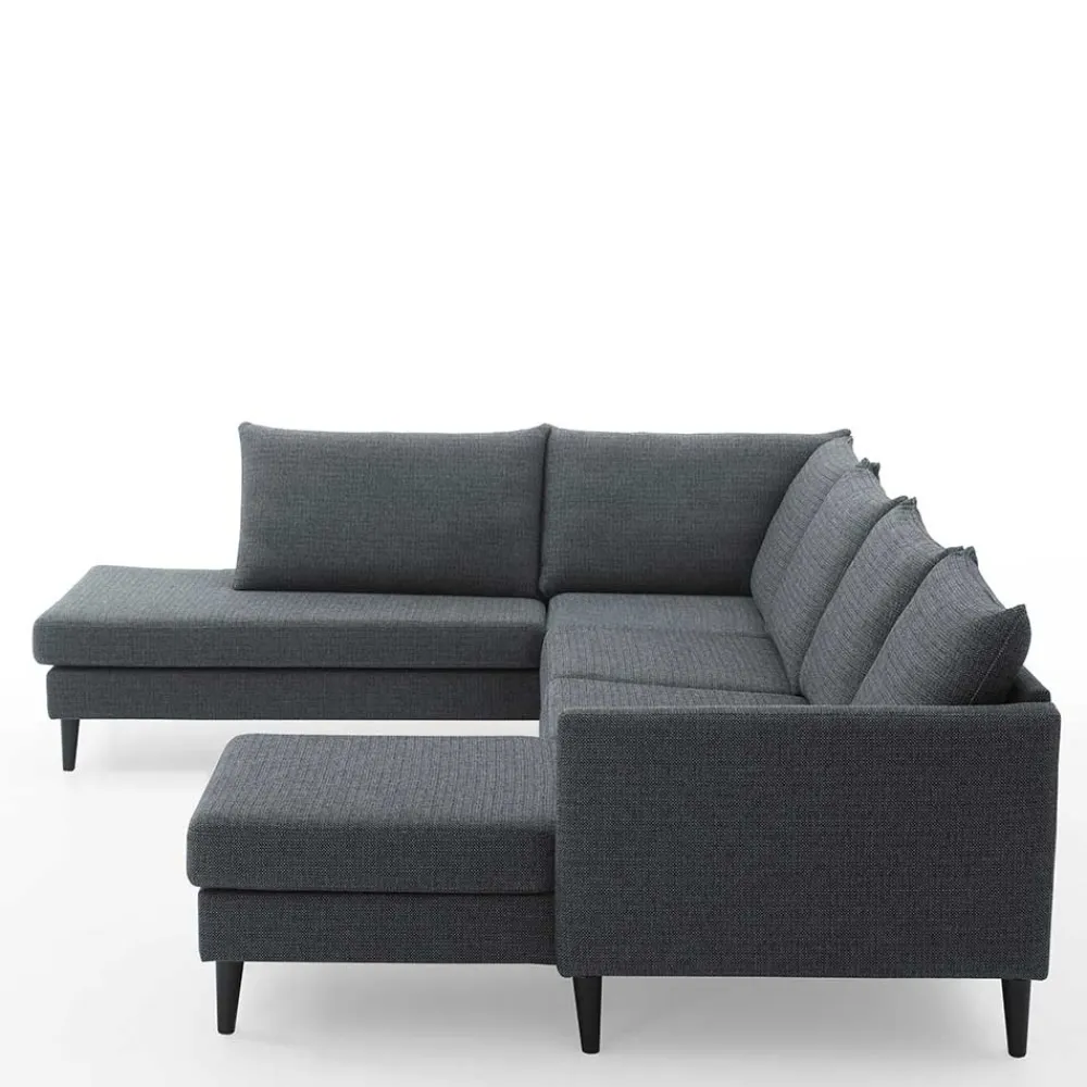 Couchlandschaft Anthrazit Sanctos Wohnlandschaften|Ecksofas