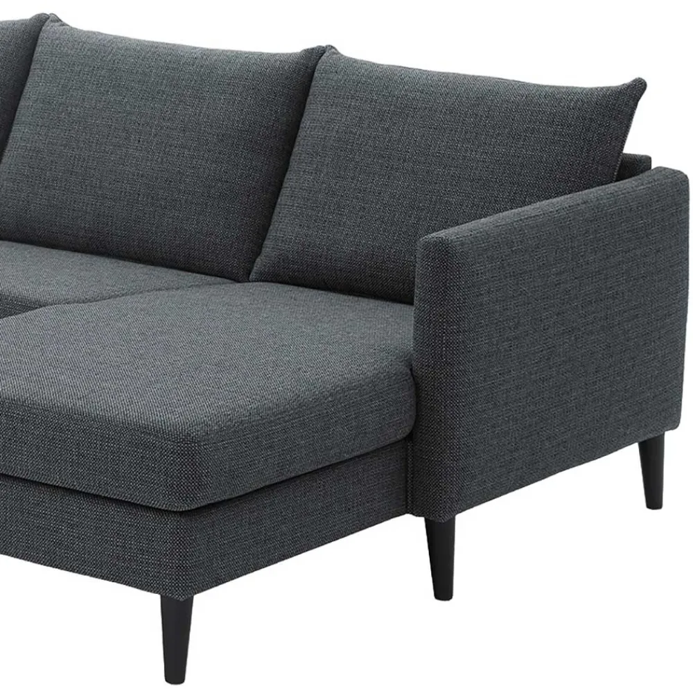 Couchlandschaft Anthrazit Sanctos Wohnlandschaften|Ecksofas