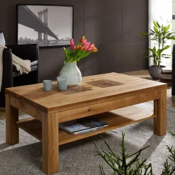 Outlet Couchtisch Cranados Massivholzmöbel|Wohnzimmertisch