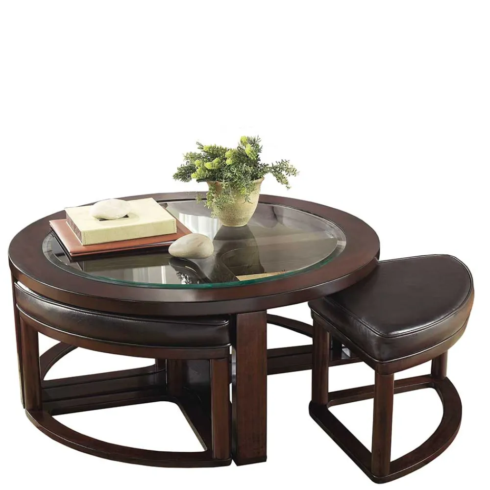 Couchtisch mit Hockern Racadia*Pharao24 Hot