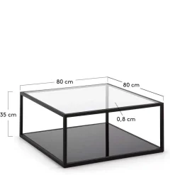 Sale Couchtisch Ozmarian Glastische