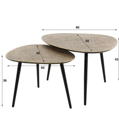 Couchtisch Set Gabela*Pharao24 Online