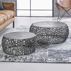 Outlet Couchtisch Set Sunshine Wohnzimmertisch|Beistelltische