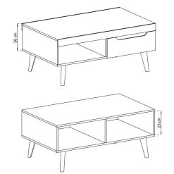 Couchtisch Tomya*Pharao24 New