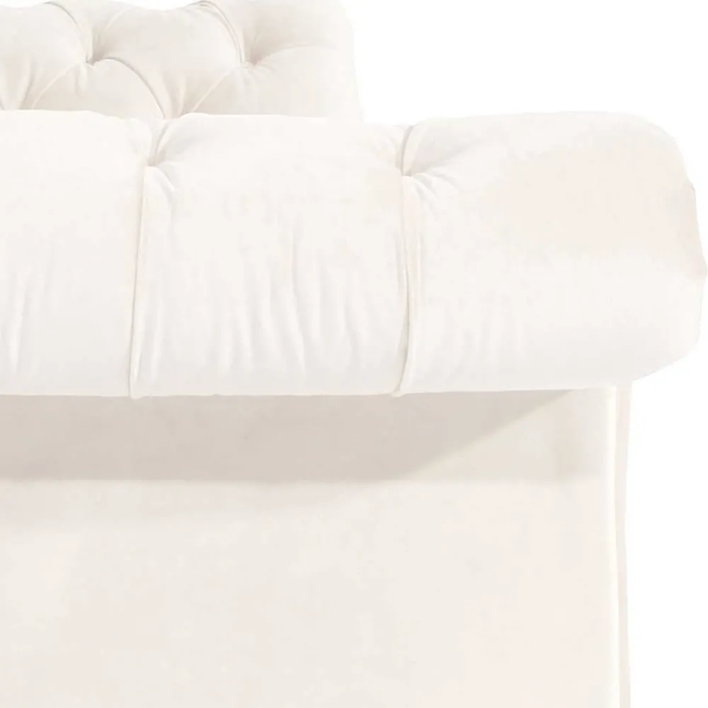 Cremefarbene Couch Barossio Wohnzimmercouch|2 Sitzer Sofa