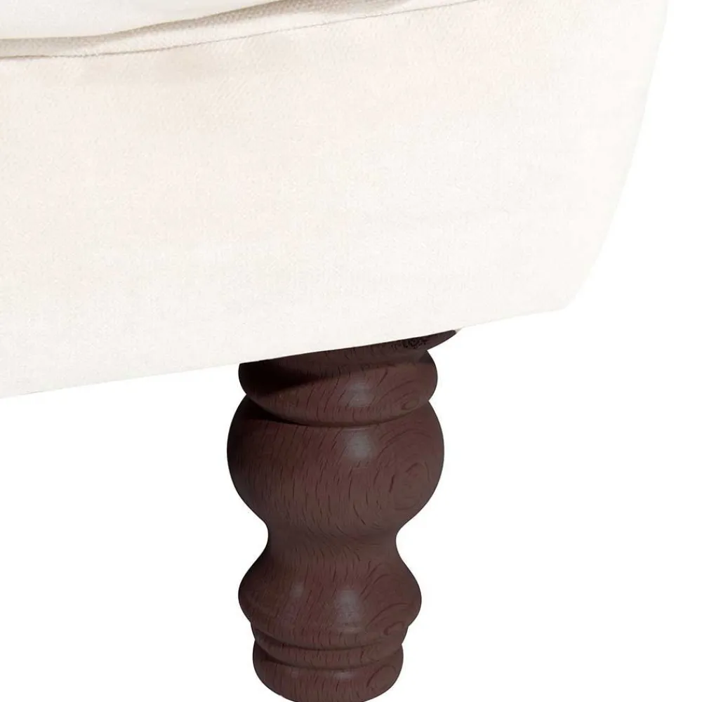 Cremefarbene Couch Barossio Wohnzimmercouch|2 Sitzer Sofa