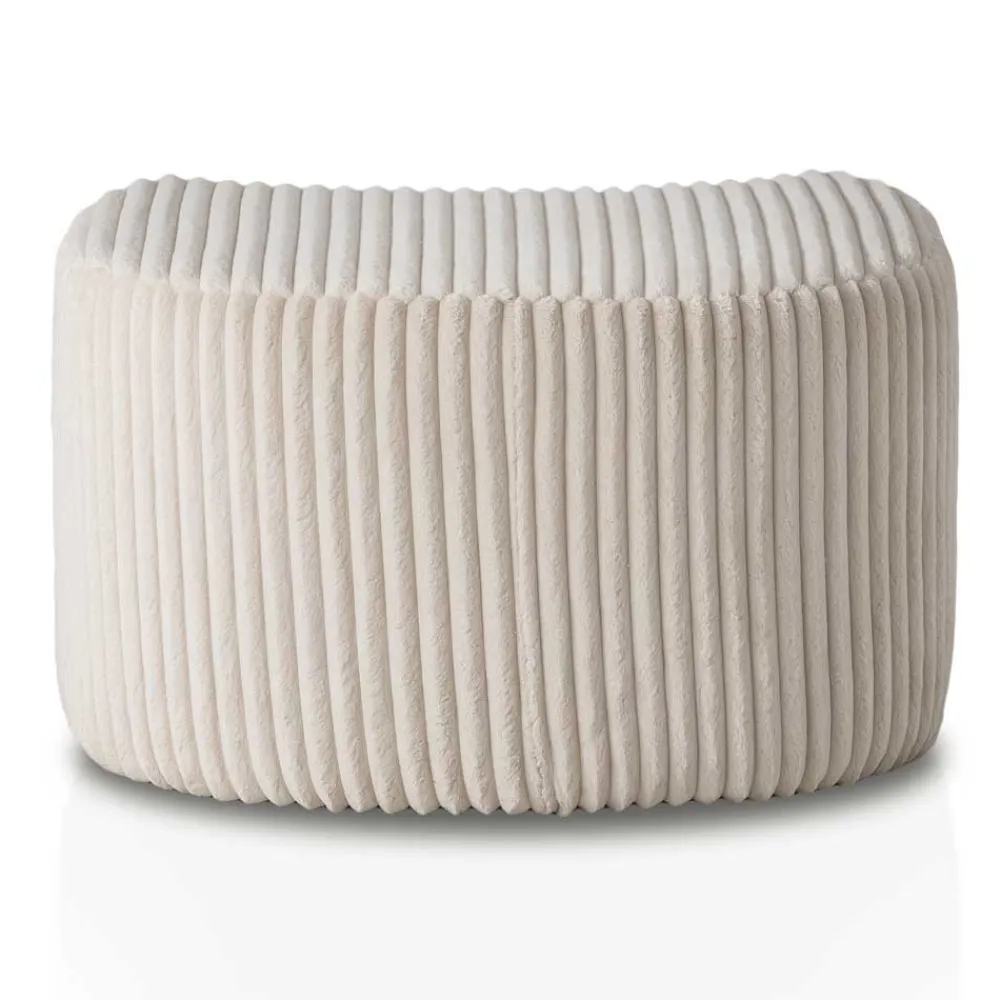 Discount Cremeweißer Sitzhocker Anyel Sitzhocker