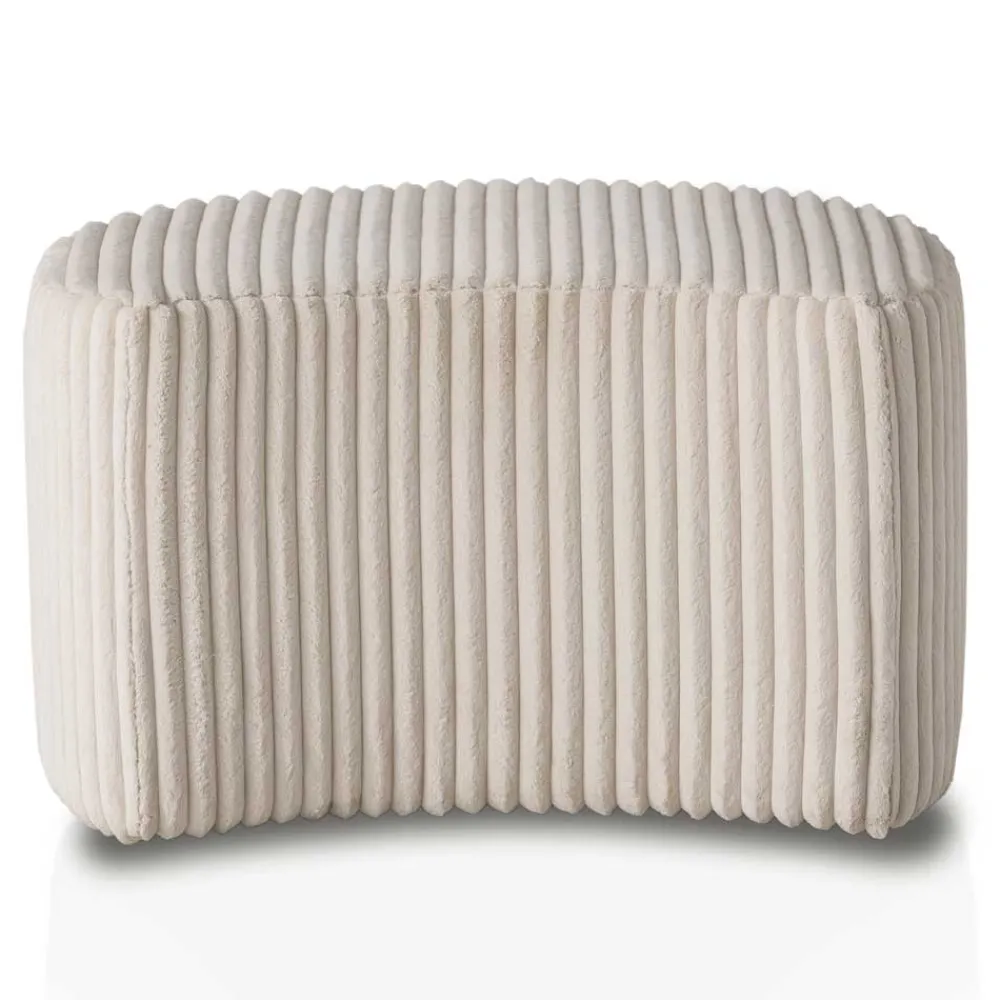 Discount Cremeweißer Sitzhocker Anyel Sitzhocker