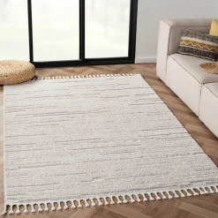 Cremeweißer Teppich Yemla*Pharao24 Best