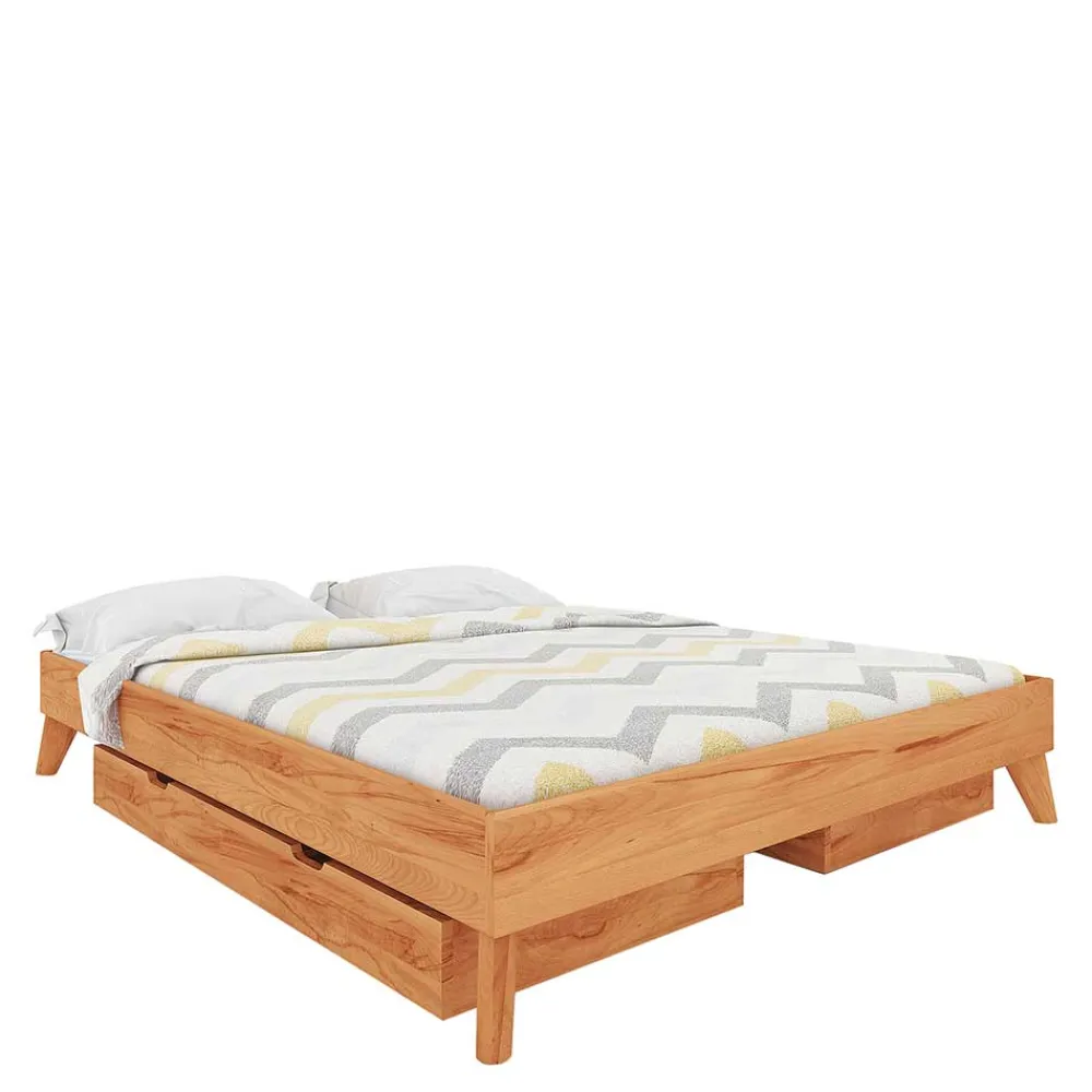 Online Dachschrägen Holzbett Stenov Betten In Übergröße|Schubkastenbetten