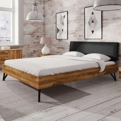 Clearance Design Holzbett Cariasca Massivholzmöbel|Doppelbetten