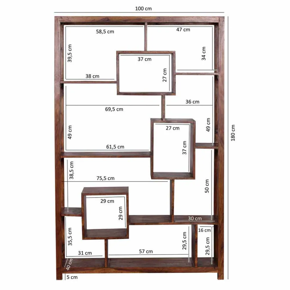 Design Massivholzregal Arendal*Pharao24 Hot