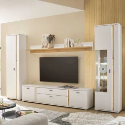 Design Wohnwand Luzillo Wohnwand 300 Cm|Moderne Wohnwände