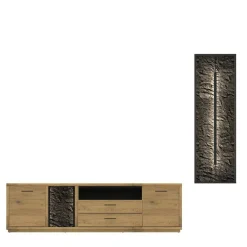 Outlet Design Wohnwand Ostoro Moderne Wohnwände|Wohnwand 250 Cm