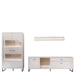 Best Design Wohnwand Polar Wohnwand 300 Cm|Moderne Wohnwände