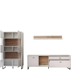 Best Design Wohnwand Polar Wohnwand 300 Cm|Moderne Wohnwände