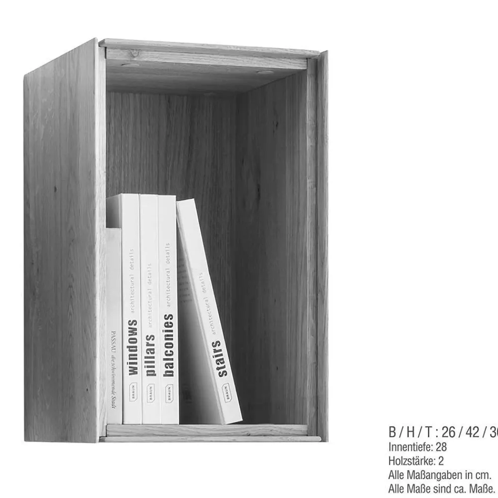 Designer Wohnwand Rennia Moderne Wohnwände|Massivholz Wohnwände