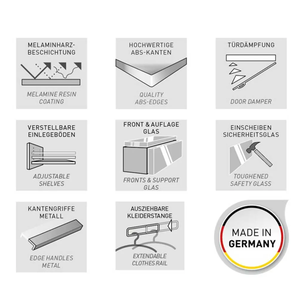 Dielen Kleiderschrank Anita*Pharao24 Discount