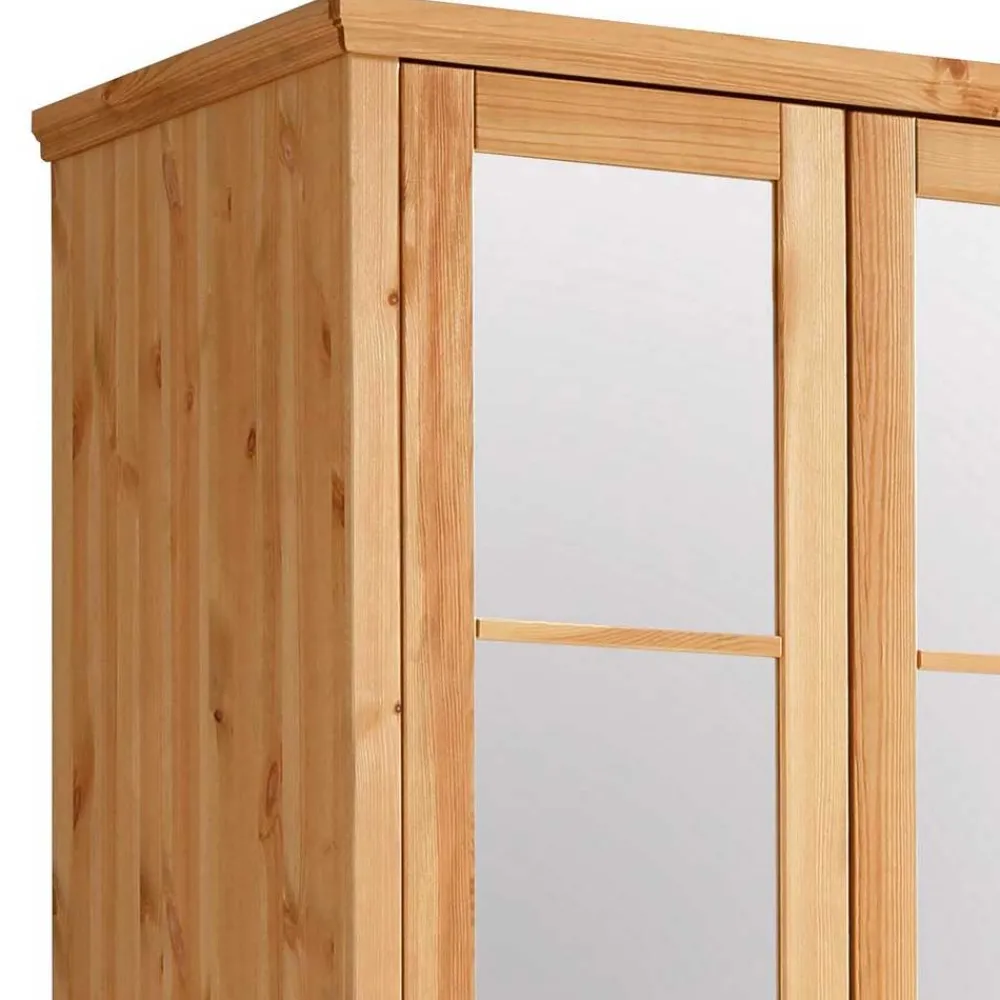 Dielenkleiderschrank Zvalonca Massivholzmöbel|Drehtürenschränke