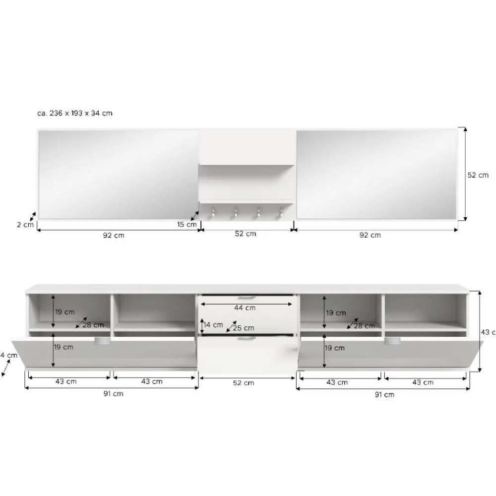 Dielenmöbel Ridonner*Pharao24 New