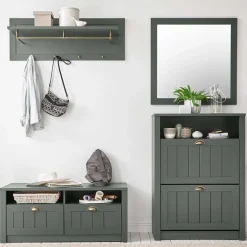 Hot Dielenmöbelset Clujia Garderobensets