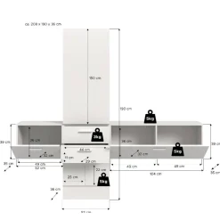 Dielenmöbelset Tiploma*Pharao24 Best