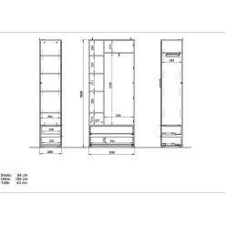 Dielenschrank Mayocin*Pharao24 Best