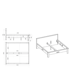 Doppel Bett Dionada*Pharao24 Hot