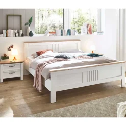 Discount Doppel Bett mit Konsolen Drienna Komfortbetten
