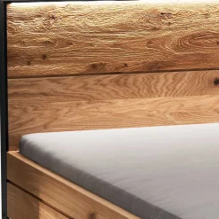 Sale Doppel Bett Wildeiche Scoddo Massivholzmöbel|Komfortbetten